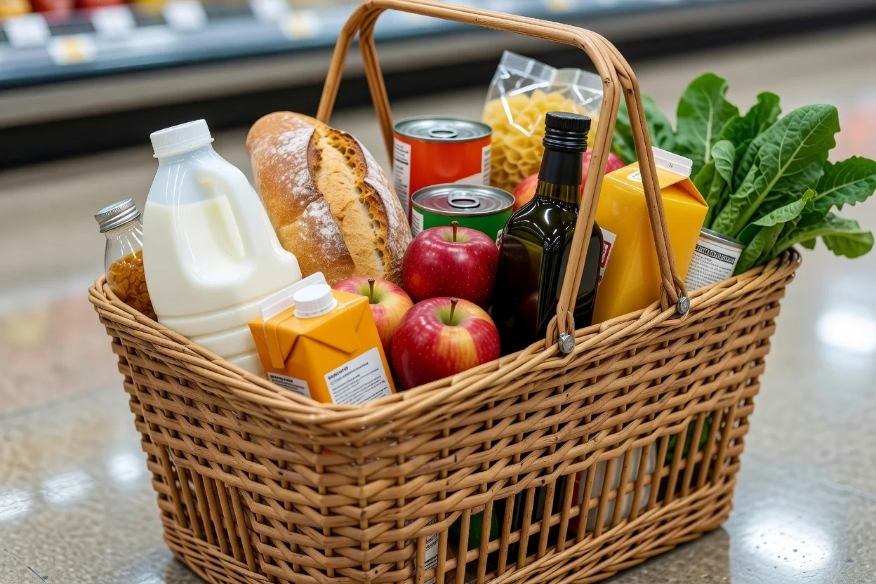Imagem temática: compras de supermercado online