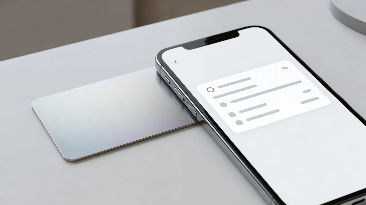 Cartão de crédito ao lado de celular com notificação de estorno