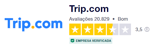 trustpilot Trip.com é confiável